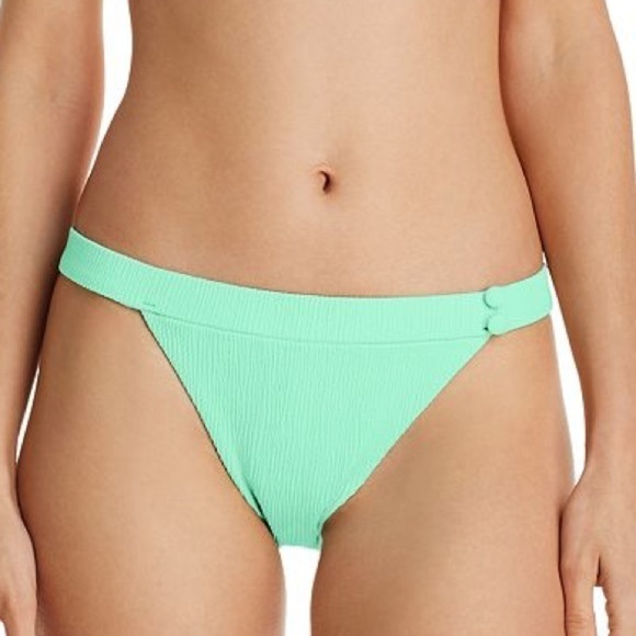 RED Carter Banded Hipster Bikini Bottom NWT Size L - Picture 1 of 10